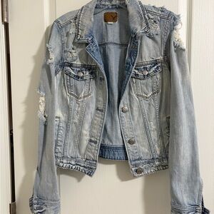 Distressed Denim Jacket